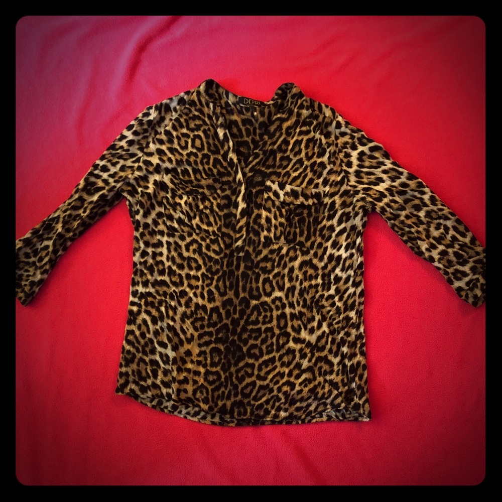 Depri Leopard Print Blouse